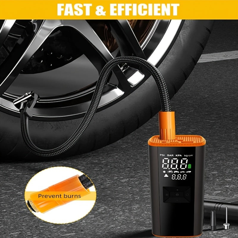 30cm/11.8in Tire Inflator Quick-Release Replacement Hose, Car-Mounted Air Pump, Heat-Resistant Inflation Air Hose, Emergency Jump Starter, M6 Air Hose Thread Specification Tire Inflation Hose