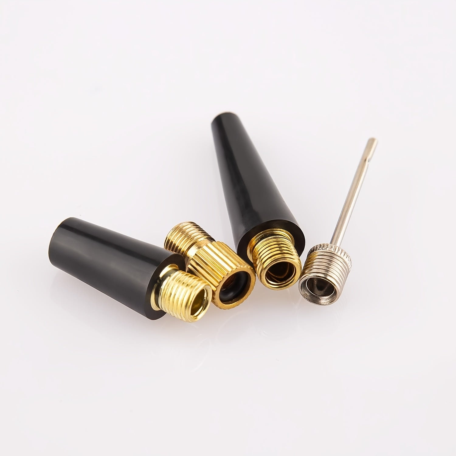 M6 Tire Inflation Adapter Kit: 60cm/23.62in Inflation Hose + 4 Valve Caps, 6mm Threaded Interface - Universal for Motorcycle, Car & Silicone Tire Air Pump