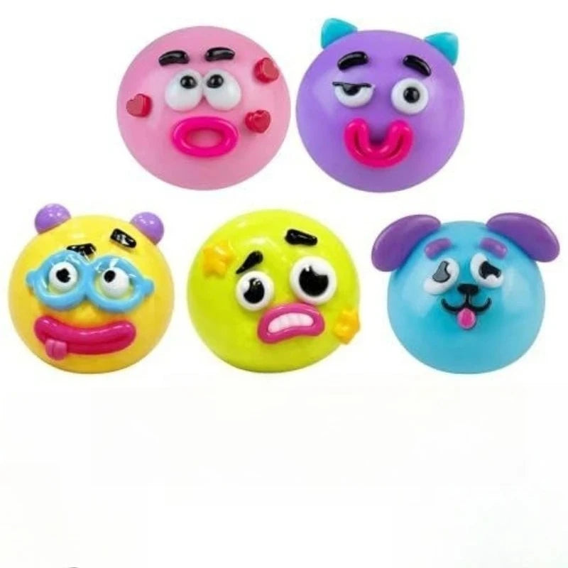 Smushers Squishy Toy, Dog Face Swap Soft Slow Rise Squeeze Toy, Cute Moldable Sensory Stress Relief Fidget Toy